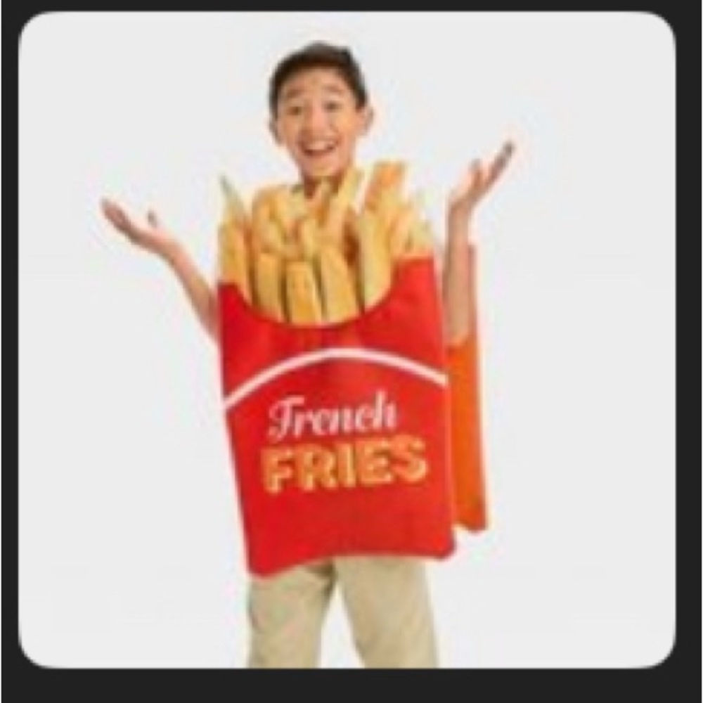 French Fry costume NWOT ONE SIZE